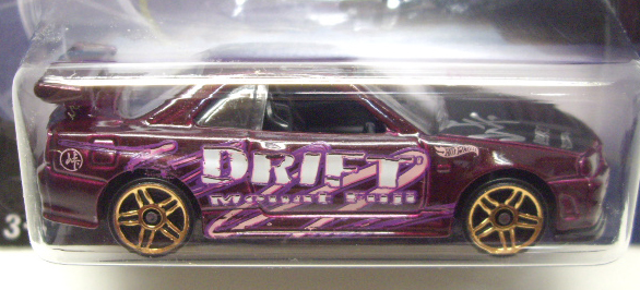 画像: 2015 WALMART EXCLUSIVE - HW ROAD TRIPPIN' 【NISSAN SKYLINE GT-R (R34)】 MAROON/5SP (MT.FUJI)