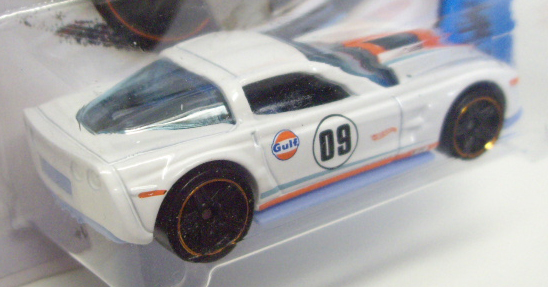 画像: 【'09 CORVETTE ZR1】　WHITE/PR5 (GULF TAMPO) (インターナショナル・ショートカード) 