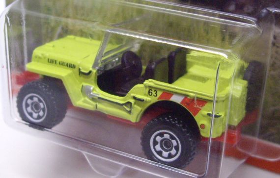 画像: 2015 MATCHBOX WALMART EXCLUSIVE "JEEP SERIES"【'43 JEEP WILLYS】 YELLOW (予約不可）