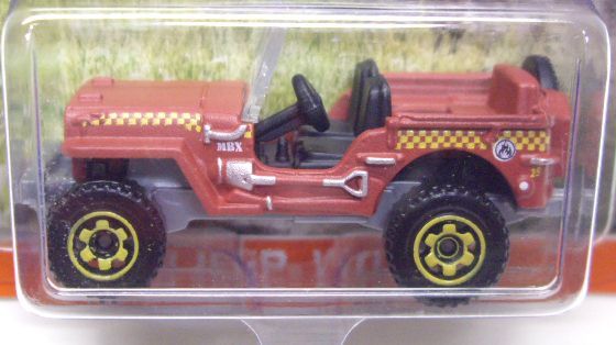 画像: 2015 MATCHBOX WALMART EXCLUSIVE "JEEP SERIES"【'43 JEEP WILLYS】 FLAT BRICK (予約不可）