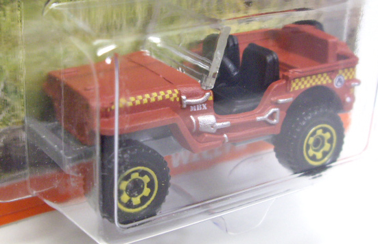 画像: 2015 MATCHBOX WALMART EXCLUSIVE "JEEP SERIES"【'43 JEEP WILLYS】 FLAT BRICK (予約不可）