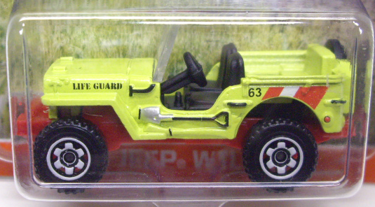 画像: 2015 MATCHBOX WALMART EXCLUSIVE "JEEP SERIES"【'43 JEEP WILLYS】 YELLOW (予約不可）