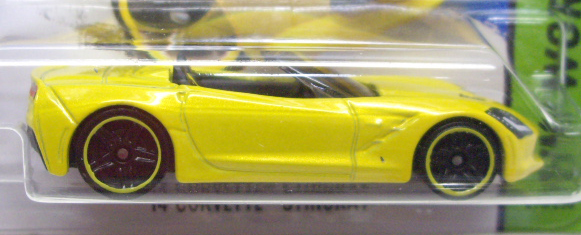 画像: 【'14 CORVETTE STINGRAY】　YELLOW/PR5 (インターナショナル・ショートカード) 