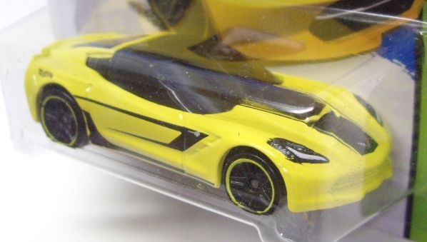 画像: 【'14 CORVETTE STINGRAY (BLACK TAMPO)】　YELLOW/PR5 (インターナショナル・ショートカード) 