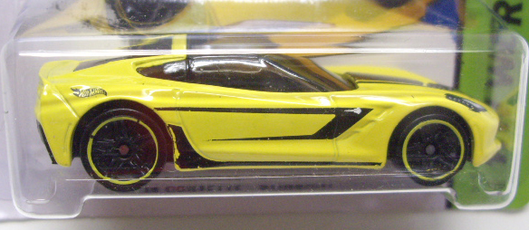 画像: 【'14 CORVETTE STINGRAY (BLACK TAMPO)】　YELLOW/PR5 (インターナショナル・ショートカード) 