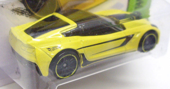 画像: 【'14 CORVETTE STINGRAY (BLACK TAMPO)】　YELLOW/PR5 (インターナショナル・ショートカード) 