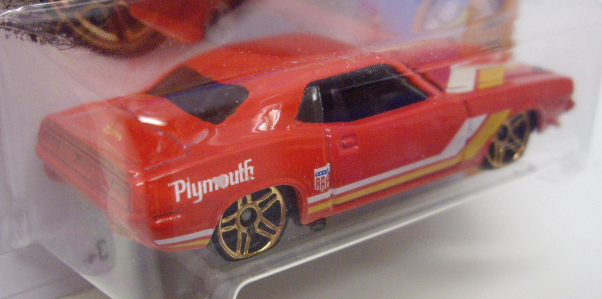 画像: 【'70 PLYMOUTH AAR CUDA】 RED/PR5  (インターナショナル・ショートカード)