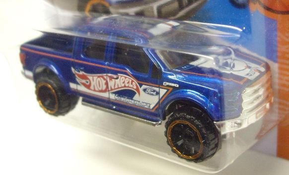 画像: 【'15 FORD F-150】 BLUE/OR6SP (HOT WHEELS TAMPO)  (インターナショナル・ショートカード) 