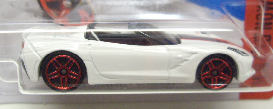 画像: 【'14 CORVETTE STINGRAY (CONVERTIBLE)】 WHITE/PR5  (インターナショナル・ショートカード) 