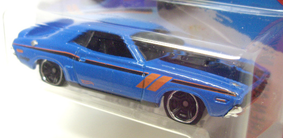 画像: 【'71 DODGE CHALLENGER】 BLUE/MC5  (インターナショナル・ショートカード) 