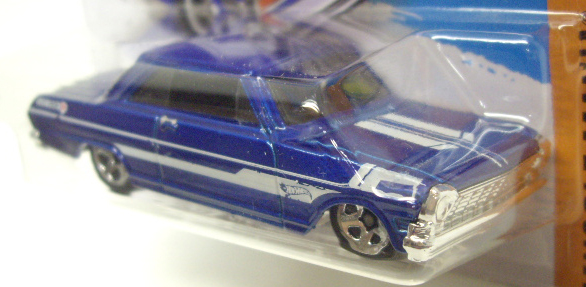 画像: 【'63 CHEVY II】 BLUE/5SP (NEW CAST)  (インターナショナル・ショートカード)