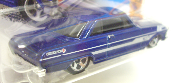 画像: 【'63 CHEVY II】 BLUE/5SP (NEW CAST)  (インターナショナル・ショートカード)