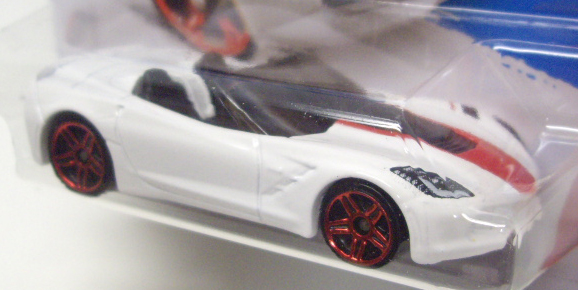 画像: 【'14 CORVETTE STINGRAY (CONVERTIBLE)】 WHITE/PR5  (インターナショナル・ショートカード) 