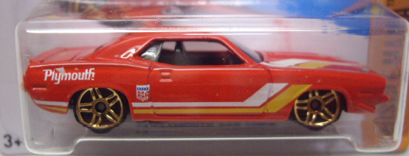 画像: 【'70 PLYMOUTH AAR CUDA】 RED/PR5  (インターナショナル・ショートカード)