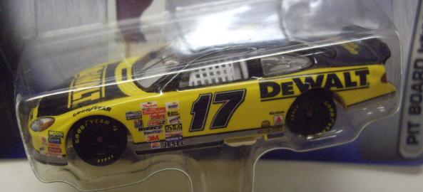 画像: 2001 HOT WHEELS RACING "PIT BOARD"【#17 TEAM DEWALT FORD TAURUS】 YELLOW-BLACK/RR