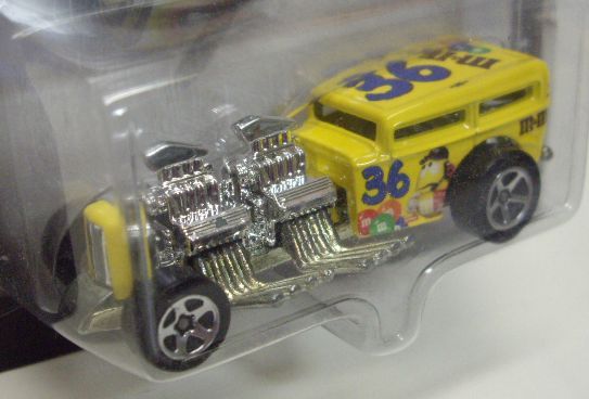 画像: 2001 HOT WHEELS RACING WAY 2 FAST SERIES 【#36 TEAM M&M'S】 YELLOW/5SP