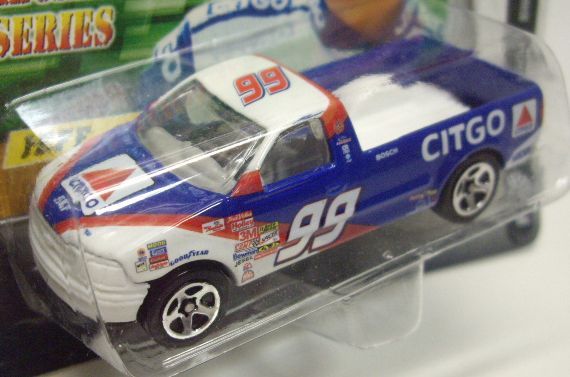 画像: 2001 HOT WHEELS RACING "PICKUP TRUCK" 【#99 TEAM CITGO JEFF BURTON】 WHITE-BLUE/5SP