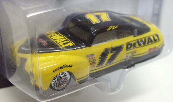 画像: 2001 HOT WHEELS RACING 【#17 TEAM DE WALT TAIL DRAGGER】 YELLOW-BLACK/LACE