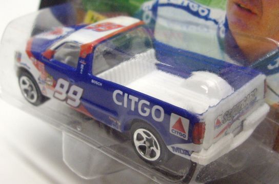 画像: 2001 HOT WHEELS RACING "PICKUP TRUCK" 【#99 TEAM CITGO JEFF BURTON】 WHITE-BLUE/5SP