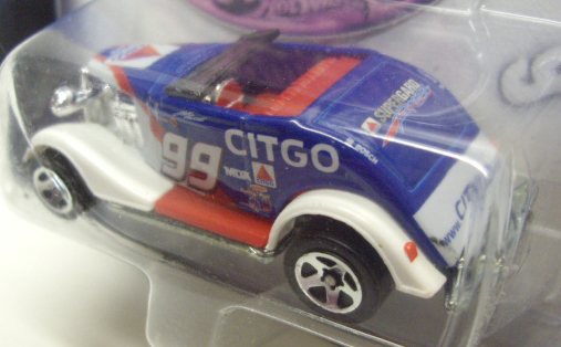 画像: 2002 HOT WHEELS RACING 【#99 TEAM CITGO '33 ROADSTER】 WHITE-BLUE/5SP