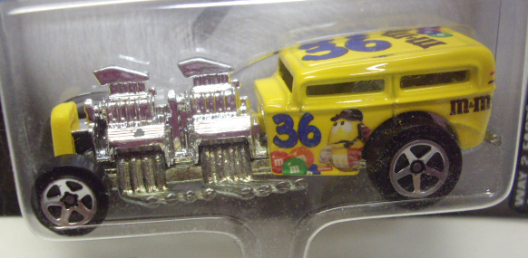 画像: 2001 HOT WHEELS RACING WAY 2 FAST SERIES 【#36 TEAM M&M'S】 YELLOW/5SP