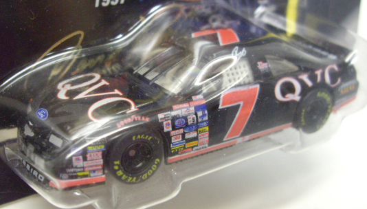 画像: 1997 HOT WHEELS PRO RACING 【#7 TEAM QVC FORD THUNDERBIRD】　BLACK/RR