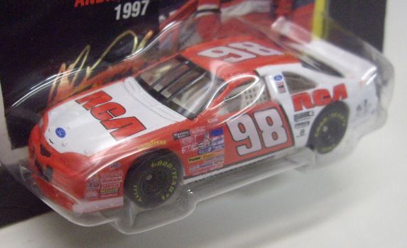 画像: 1997 HOT WHEELS PRO RACING 【#98 TEAM RCA FORD THUNDERBIRD】　WHITE-RED/RR