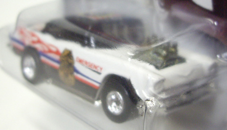 画像: 1999 K・B TOYS EXCLUSIVE COP RODS 1 【'57 CHEVY】　WHITE-BLACK/RR