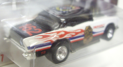 画像: 1999 K・B TOYS EXCLUSIVE COP RODS 1 【'57 CHEVY】　WHITE-BLACK/RR