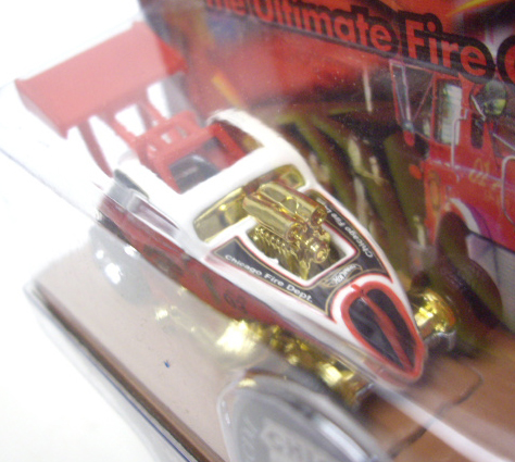 画像: 2001 K・B TOYS EXCLUSIVE FIRE RODS 【FIAT 500C】　WHITE-RED/RR