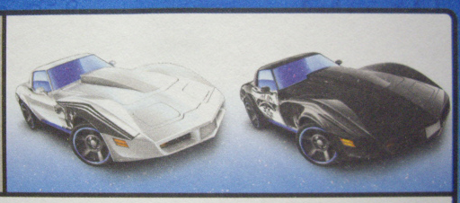 画像: 2015 COLOR SHIFTERS 【'82 CORVETTE STINGRAY】 WHITE-BLACK/O5