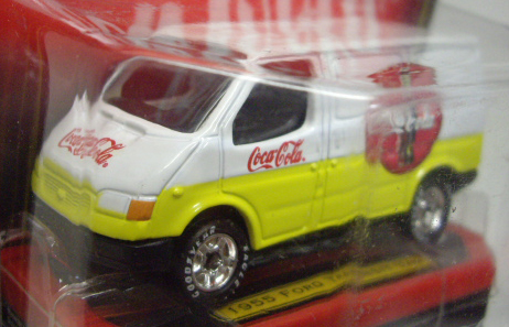 画像: 1999 MATCHBOX COLLECTIBLES 【1955 FORD TRANSIT VAN】 WHITE-YELLOW (COCA-COLA)