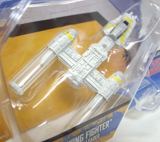 画像: 2015 HW STAR WARS STARSHIP 【Y-WING FIGHTER GOLD LEADER】　WHITE