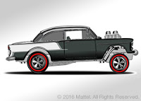 画像: PRE-ORDER 2016 RLC EXCLUSIVE 【2016 RLC MEMBERSHIP '55 CHEVY BEL AIR GASSER 3台セット】 (限定2000セット）(8月以降入荷予定）