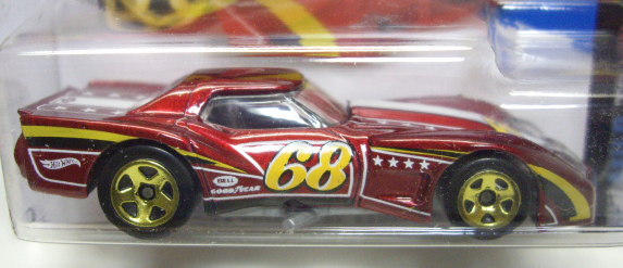 画像: 【'76 GREENWOOD CORVETTE】 MET.RED/5SP(インターナショナル・ショートカード)