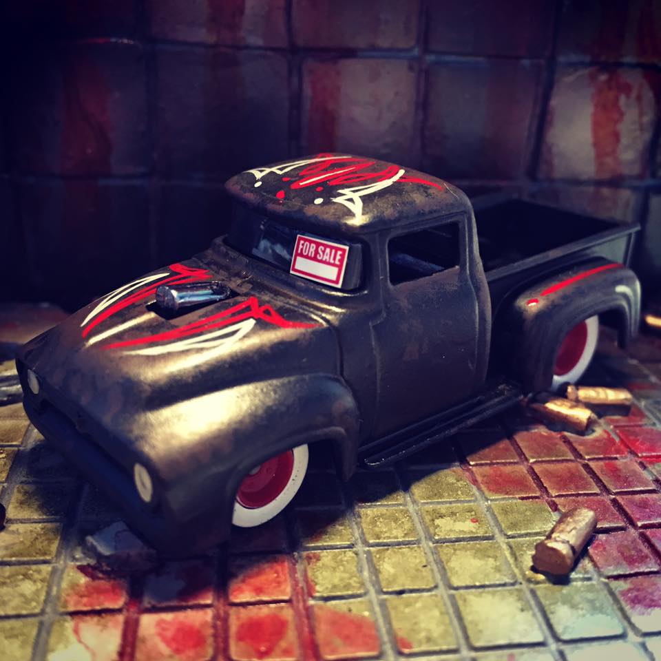 画像: HELLS DEPT 2016 J.D.C. 13 【CUSTOM '56 FORD TRUCK (完成品）】 DK.BROWN/RR (限定1台）（送料サービス適用外）