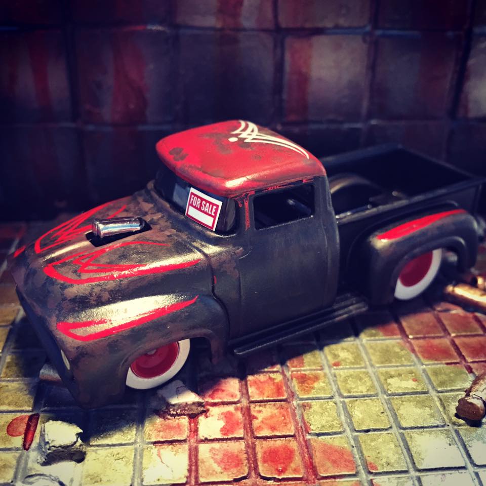 画像: HELLS DEPT 2016 J.D.C. 13 【CUSTOM '56 FORD TRUCK (完成品）】 DK.BROWN/RR (限定1台）（送料サービス適用外）