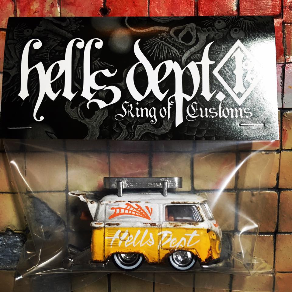 画像: HELLS DEPT 2016 J.D.C. 13 【KOOL KOMBI (完成品）】 YELLOW-WHITE/RR (限定1台）（送料サービス適用外）