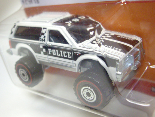 画像: 2016 HW HERITAGE - REDLINE 【CHEVY BLAZER 4X4 (POLICE)】 WHITE-BLACK/RL