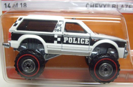 画像: 2016 HW HERITAGE - REDLINE 【CHEVY BLAZER 4X4 (POLICE)】 WHITE-BLACK/RL