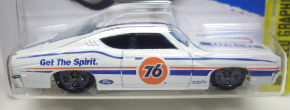 画像: 【'69 FORD TORINO TALLADEGA】 WHITE/5SP (インターナショナル・ショートカード)