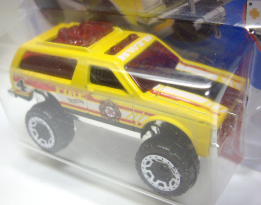 画像: 【CHEVY BLAZER 4X4】 YELLOW/BLOR (インターナショナル・ショートカード) 