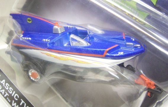 画像: 2016 1/50 BATMOBILE 【CLASSIC TV SERIES : BATBOAT WITH TRAILER】　BLUE/RR