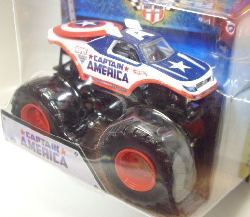 画像: 2015 MONSTER JAM includes SNAP-ON BATTLE SLAMMER! 【CAPTAIN AMERICA】 WHITE