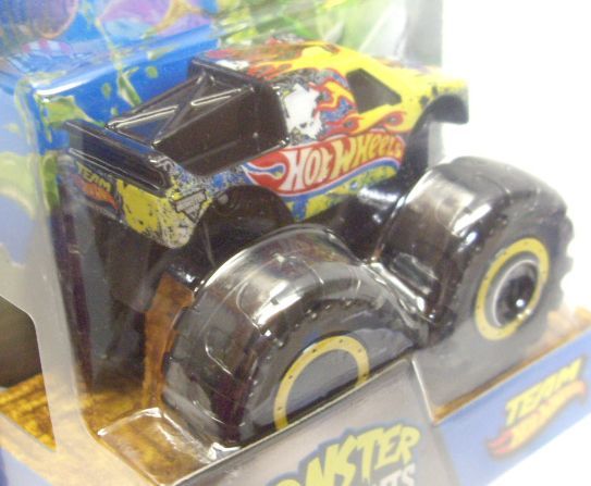 画像: 2016 MONSTER JAM "MONSTER MUTANTS" 【TEAM HOT WHEELS】 BLACK （ギミック有）