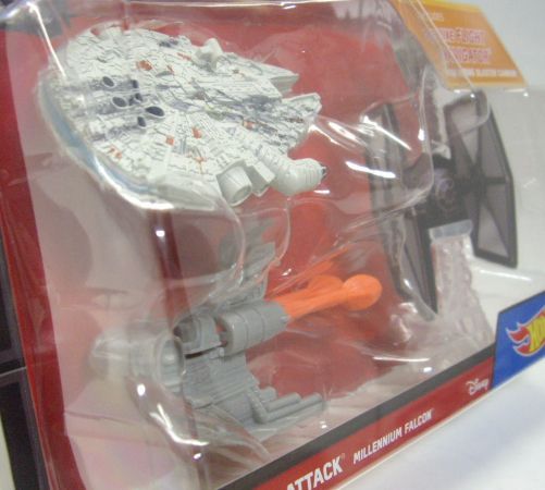 画像: 2016 HW STAR WARS STARSHIP "BLAST ATTACK" 【MILLENNIUM FALCON (BATTLE DAMAGED)】　LT.GRAY