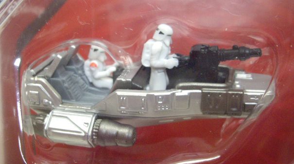 画像: 2016 HW STAR WARS STARSHIP 【"FIRST ORDER" SNOWSPEEDER】　SILVER (BLACK CARD)