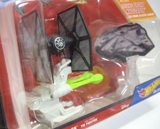 画像: 2016 HW STAR WARS STARSHIP "BLAST ATTACK" 【FIRST ORDER TIE FIGHTER (BATTLE DAMAGED)】　BLACK-GRAY