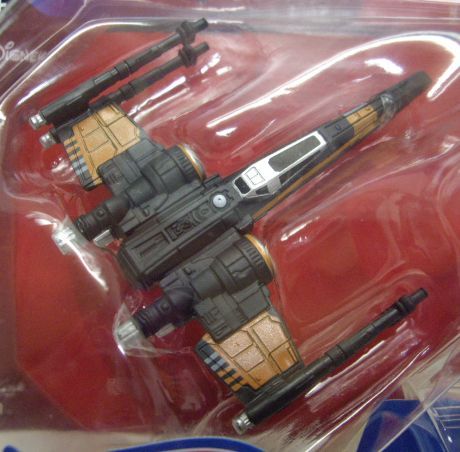 画像: 2016 HW STAR WARS STARSHIP 【"POE'S" X-WING FIGHTER (CLOSED WING)】　BLACK (BLACK CARD)