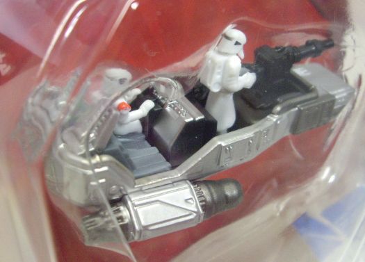 画像: 2016 HW STAR WARS STARSHIP 【"FIRST ORDER" SNOWSPEEDER】　SILVER (BLACK CARD)